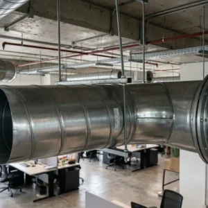 Spiral Flat Oval Duct