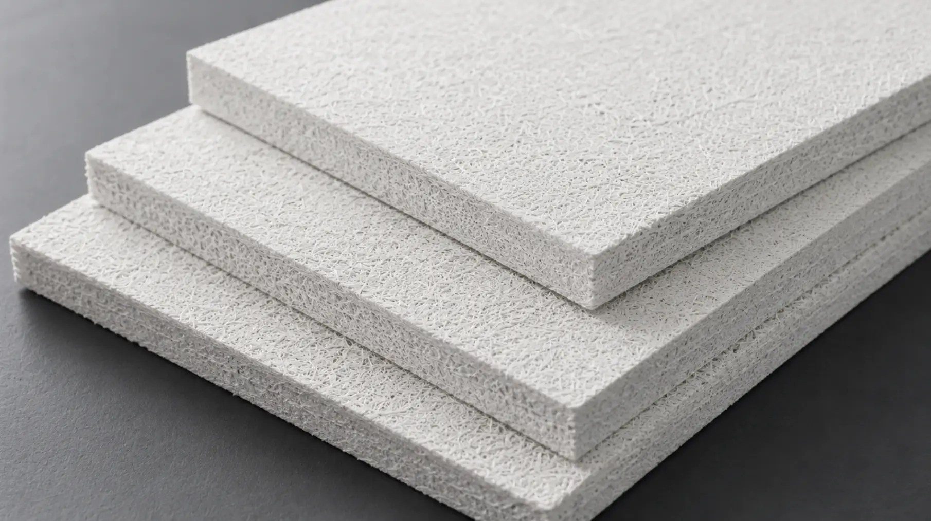 แคลเซียมซิลิเกต หรือแผ่นใยเซรามิกอัดแข็ง (Calcium Silicate)